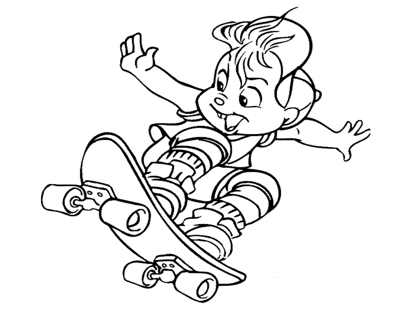 Dibujo para colorear: Alvin and the Chipmunks (Películas de animación) #128455 - Dibujos para Colorear e Imprimir Gratis