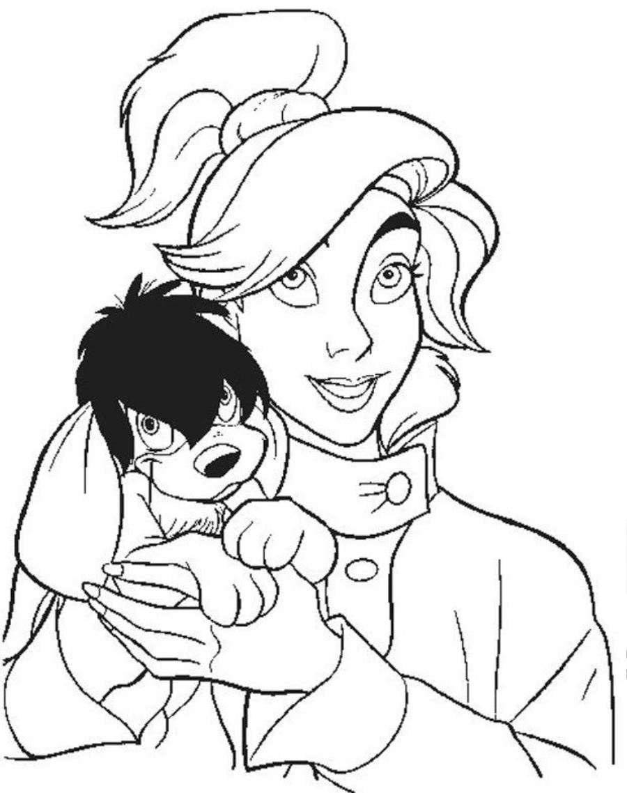 Dibujo para colorear: Anastasia (Películas de animación) #32931 - Dibujos para Colorear e Imprimir Gratis
