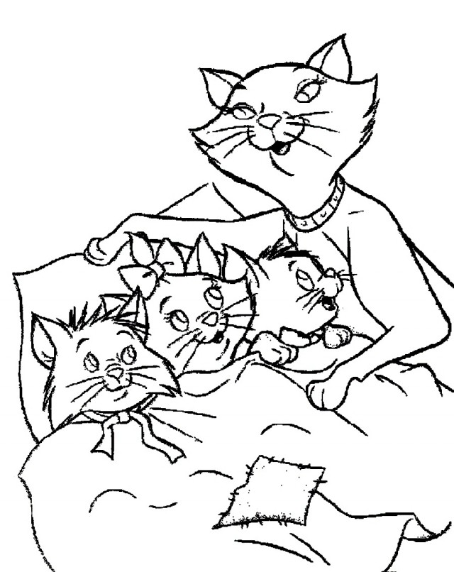 Dibujo para colorear: Aristocats (Películas de animación) #26977 - Dibujos para Colorear e Imprimir Gratis