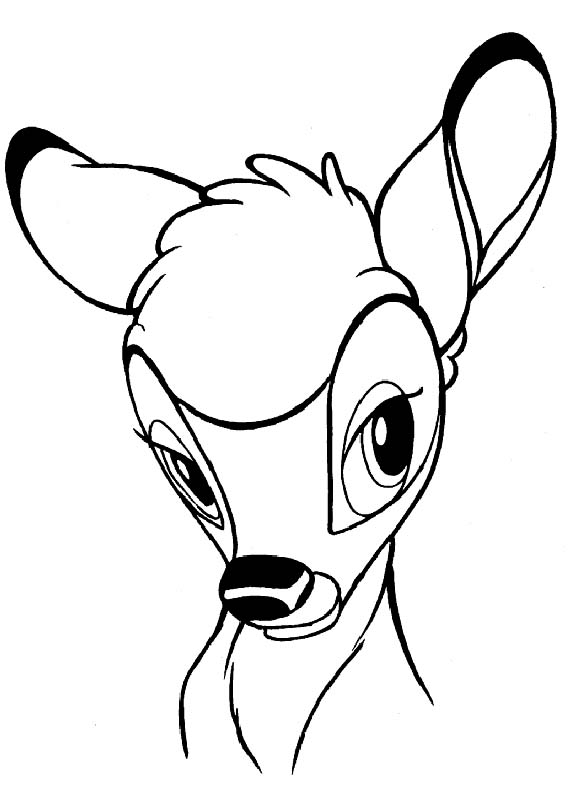 Dibujo para colorear: Bambi (Películas de animación) #128614 - Dibujos para Colorear e Imprimir Gratis