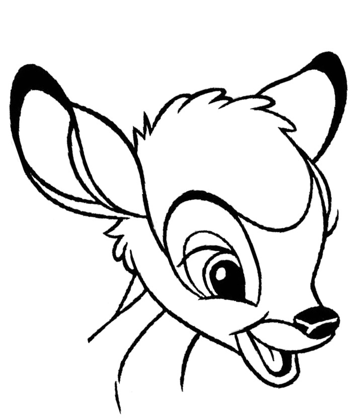 Dibujo para colorear: Bambi (Películas de animación) #128690 - Dibujos para Colorear e Imprimir Gratis