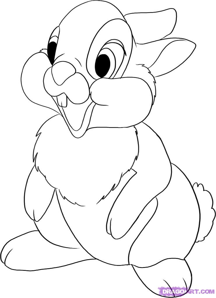 Dibujo para colorear: Bambi (Películas de animación) #128717 - Dibujos para Colorear e Imprimir Gratis