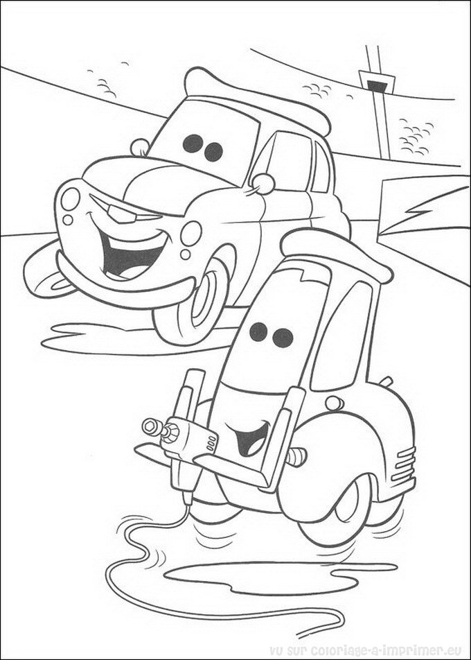 Dibujo para colorear: Cars (Películas de animación) #132545 - Dibujos para Colorear e Imprimir Gratis