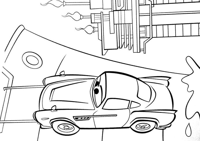 Dibujo para colorear: Cars (Películas de animación) #132568 - Dibujos para Colorear e Imprimir Gratis