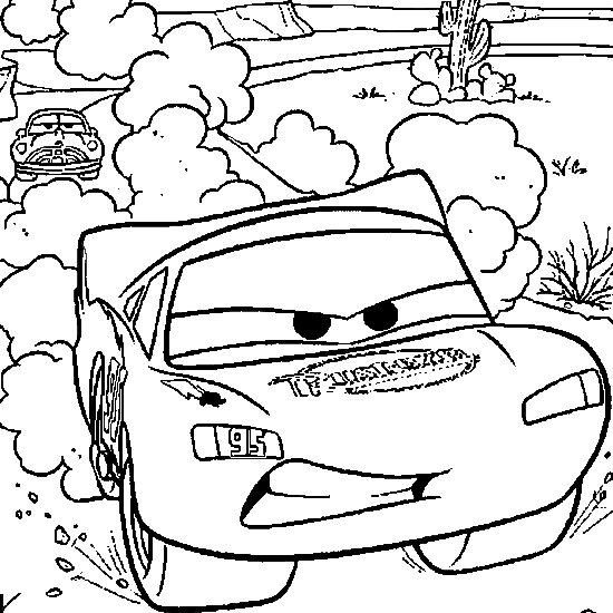 Dibujo para colorear: Cars (Películas de animación) #132617 - Dibujos para Colorear e Imprimir Gratis