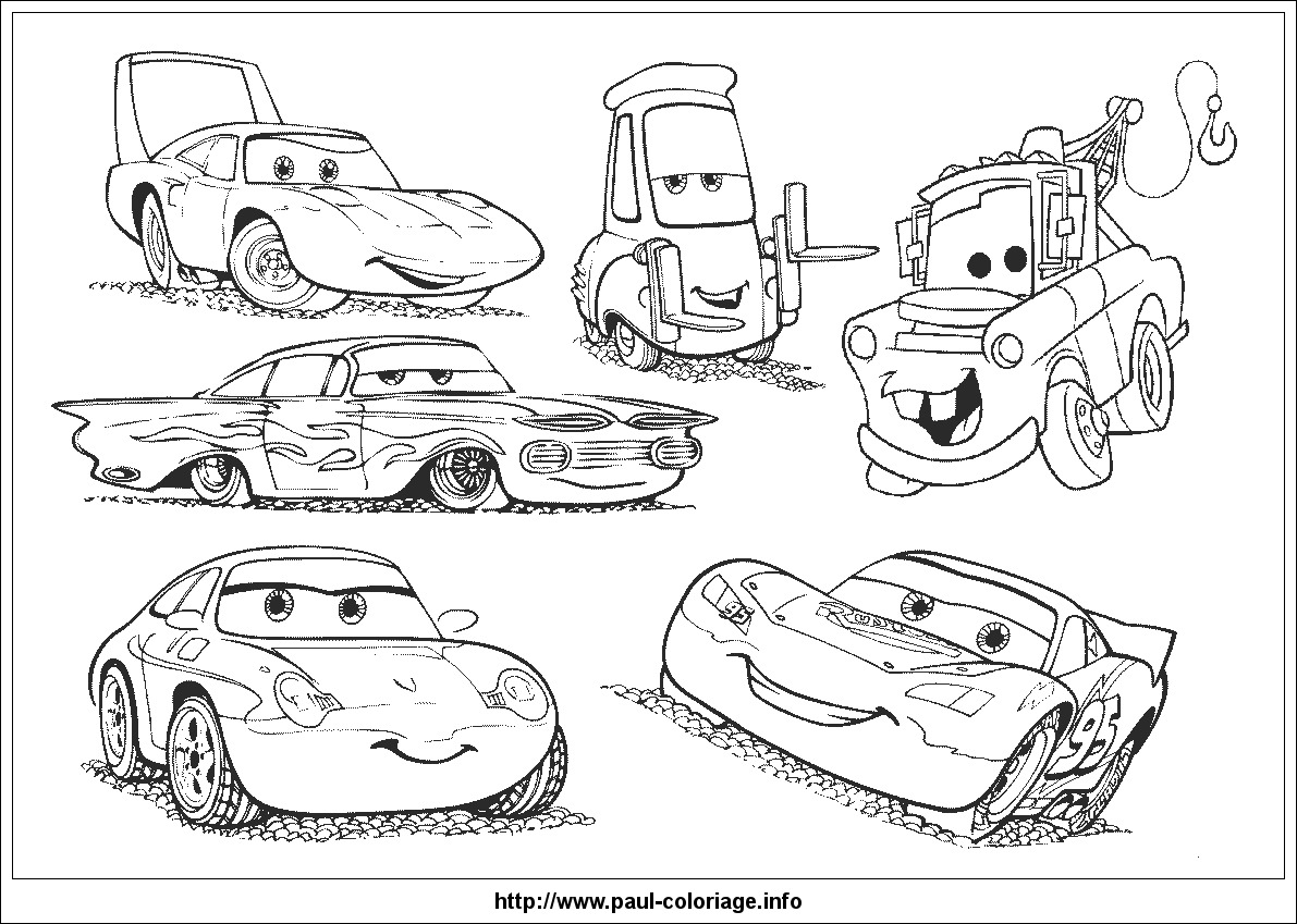Dibujo para colorear: Cars (Películas de animación) #132671 - Dibujos para Colorear e Imprimir Gratis