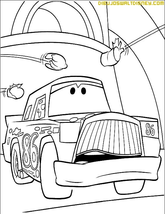 Dibujo para colorear: Cars (Películas de animación) #132679 - Dibujos para Colorear e Imprimir Gratis