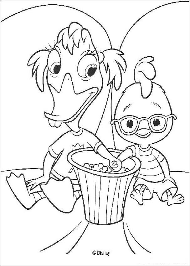 Dibujo para colorear: Chicken Little (Películas de animación) #72640 - Dibujos para Colorear e Imprimir Gratis