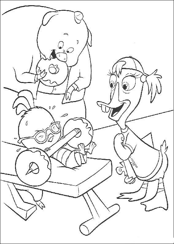 Dibujo para colorear: Chicken Little (Películas de animación) #72669 - Dibujos para Colorear e Imprimir Gratis