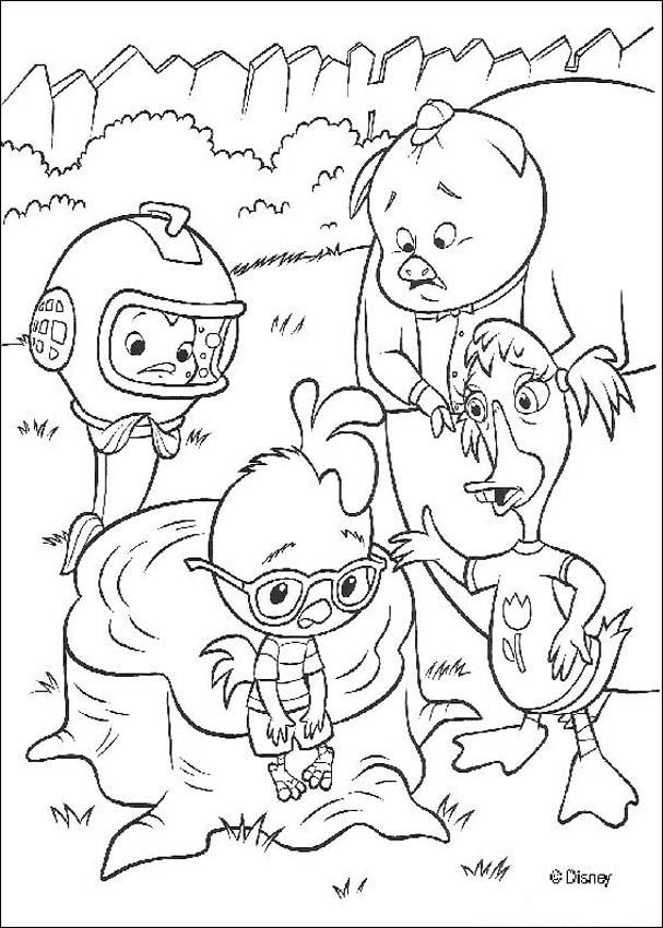 Dibujo para colorear: Chicken Little (Películas de animación) #72678 - Dibujos para Colorear e Imprimir Gratis