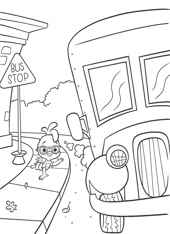 Dibujo para colorear: Chicken Little (Películas de animación) #72716 - Dibujos para Colorear e Imprimir Gratis