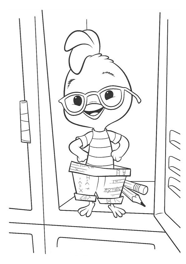 Dibujo para colorear: Chicken Little (Películas de animación) #72802 - Dibujos para Colorear e Imprimir Gratis