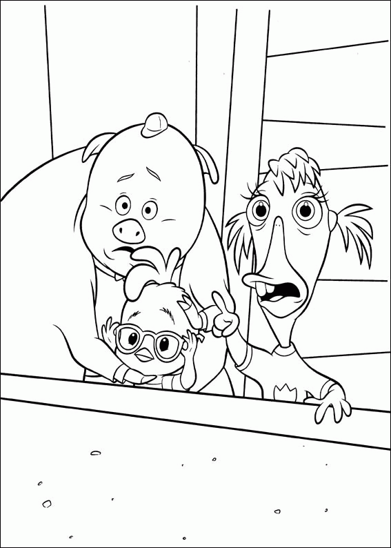 Dibujo para colorear: Chicken Little (Películas de animación) #72946 - Dibujos para Colorear e Imprimir Gratis
