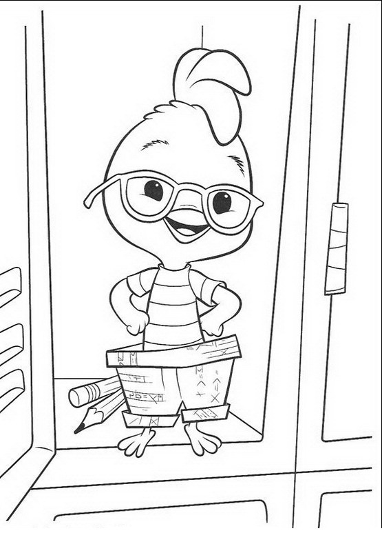 Dibujo para colorear: Chicken Little (Películas de animación) #73016 - Dibujos para Colorear e Imprimir Gratis