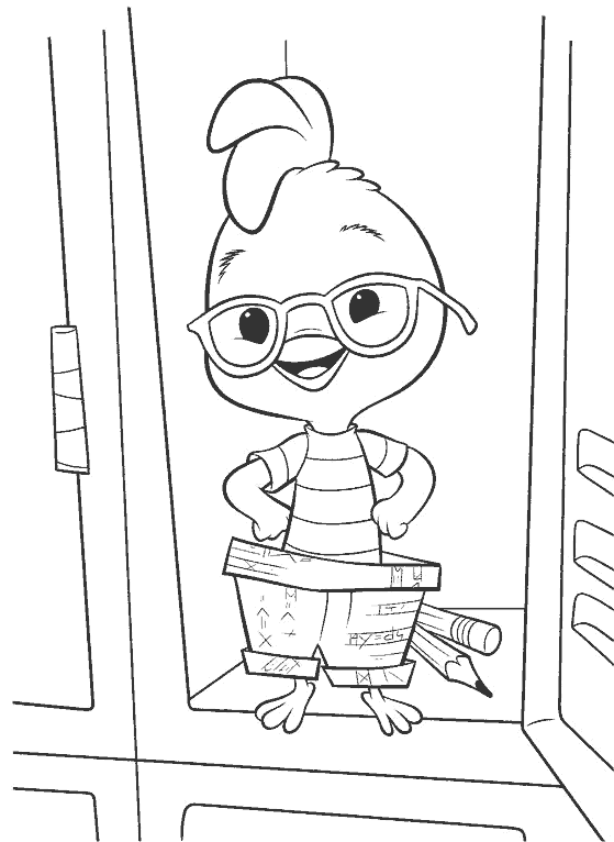 Dibujo para colorear: Chicken Little (Películas de animación) #73077 - Dibujos para Colorear e Imprimir Gratis