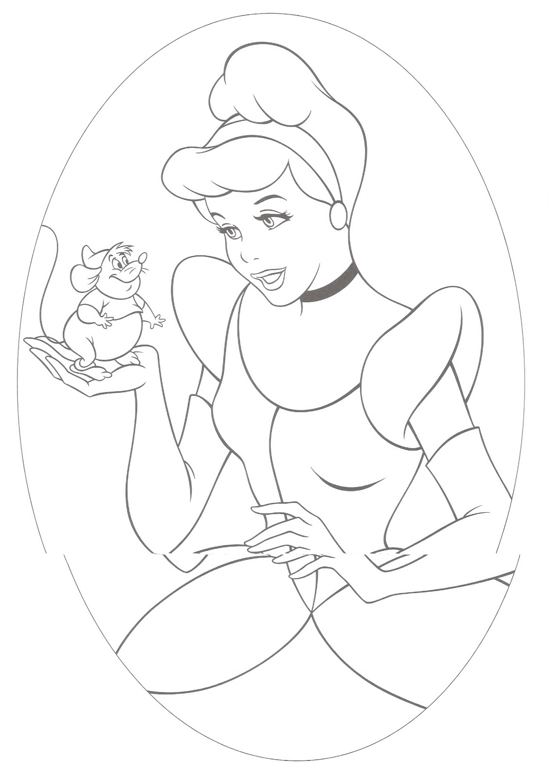Dibujo para colorear: Cinderella (Películas de animación) #129496 - Dibujos para Colorear e Imprimir Gratis