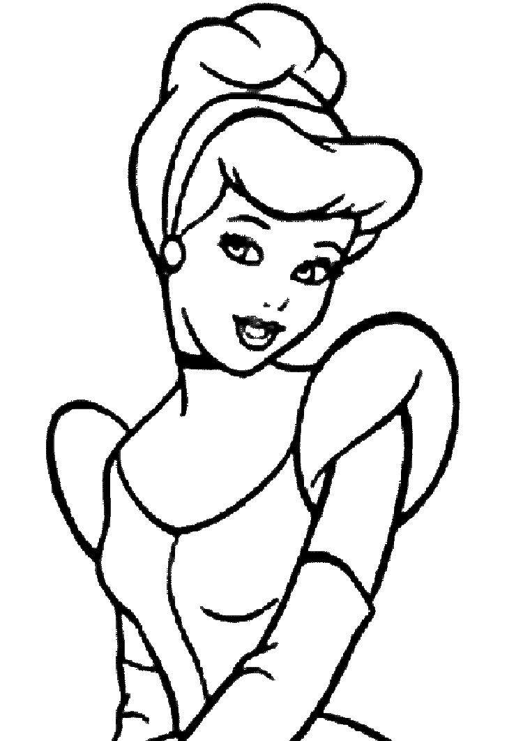 Dibujo para colorear: Cinderella (Películas de animación) #129622 - Dibujos para Colorear e Imprimir Gratis