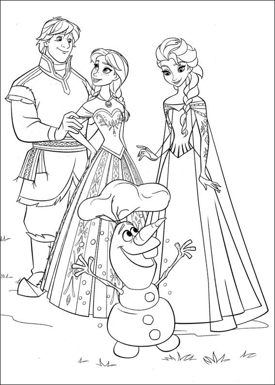 Dibujo para colorear: Frozen (Películas de animación) #71661 - Dibujos para Colorear e Imprimir Gratis