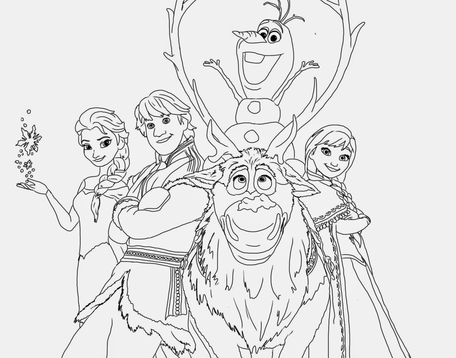 Dibujo para colorear: Frozen (Películas de animación) #71664 - Dibujos para Colorear e Imprimir Gratis