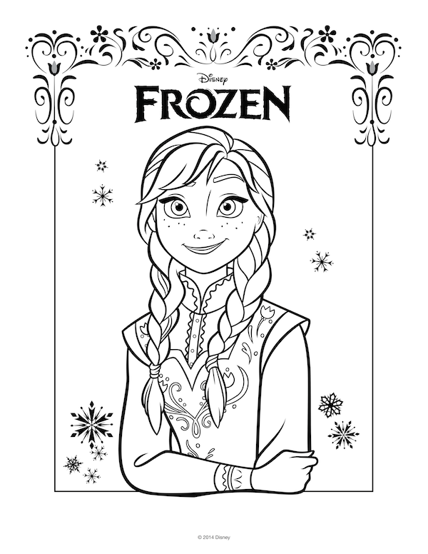 Dibujo para colorear: Frozen (Películas de animación) #71785 - Dibujos para Colorear e Imprimir Gratis