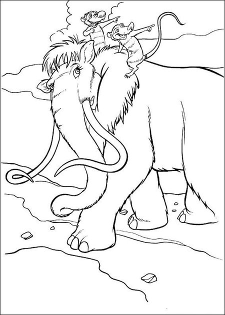 Dibujo para colorear: Ice Age (Películas de animación) #71559 - Dibujos para Colorear e Imprimir Gratis