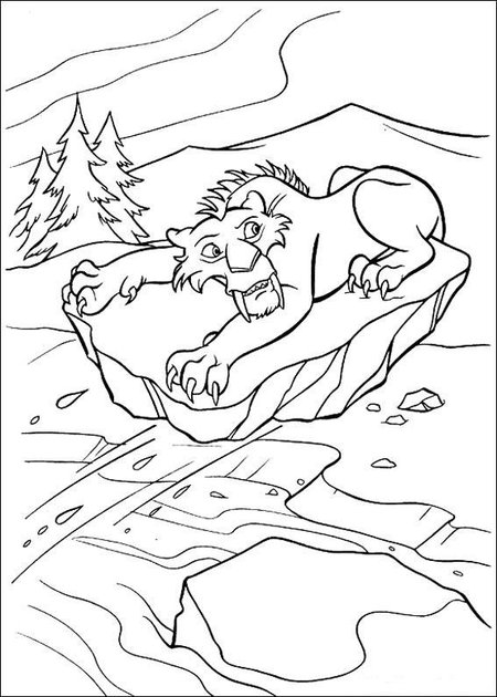 Dibujo para colorear: Ice Age (Películas de animación) #71594 - Dibujos para Colorear e Imprimir Gratis
