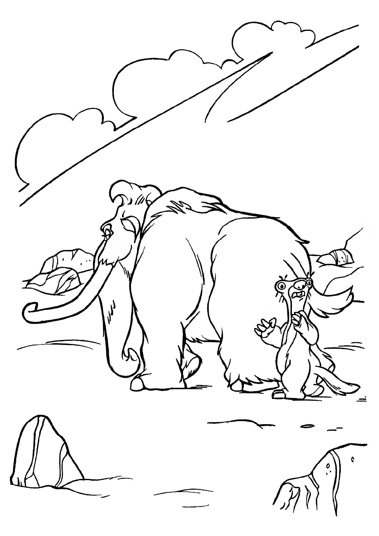 Dibujo para colorear: Ice Age (Películas de animación) #71619 - Dibujos para Colorear e Imprimir Gratis
