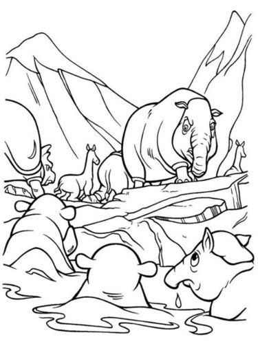 Dibujo para colorear: Ice Age (Películas de animación) #71638 - Dibujos para Colorear e Imprimir Gratis