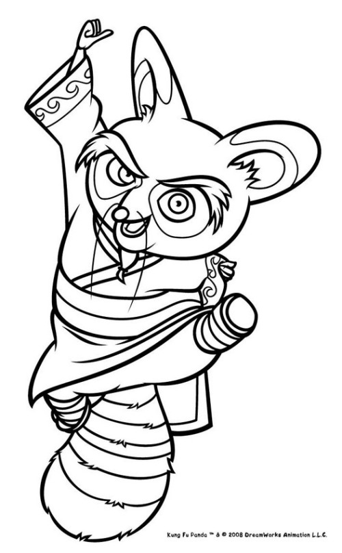 Dibujo para colorear: Kung Fu Panda (Películas de animación) #73326 - Dibujos para Colorear e Imprimir Gratis