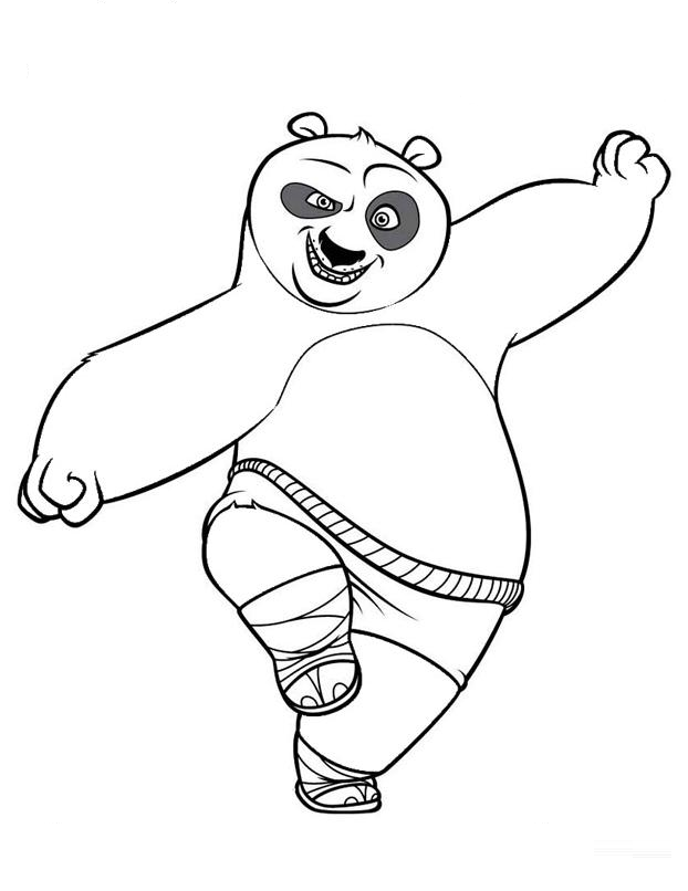Dibujo para colorear: Kung Fu Panda (Películas de animación) #73339 - Dibujos para Colorear e Imprimir Gratis