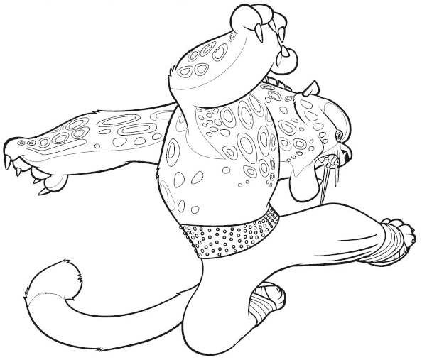 Dibujo para colorear: Kung Fu Panda (Películas de animación) #73397 - Dibujos para Colorear e Imprimir Gratis