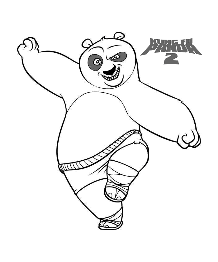 Dibujo para colorear: Kung Fu Panda (Películas de animación) #73398 - Dibujos para Colorear e Imprimir Gratis