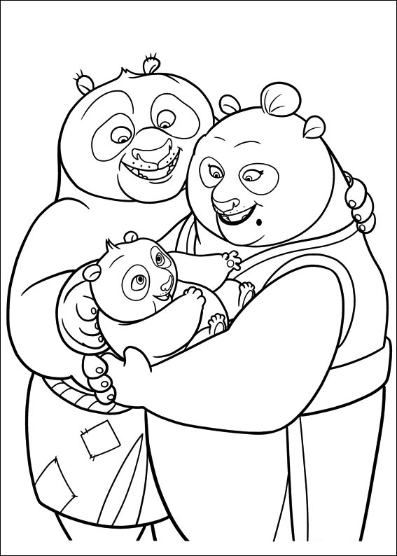 Dibujo para colorear: Kung Fu Panda (Películas de animación) #73412 - Dibujos para Colorear e Imprimir Gratis