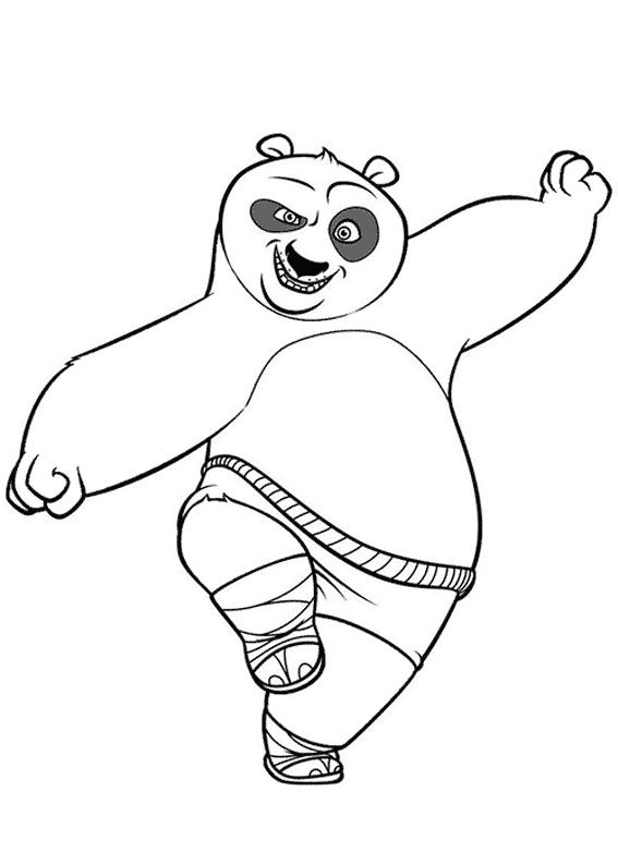 Dibujo para colorear: Kung Fu Panda (Películas de animación) #73425 - Dibujos para Colorear e Imprimir Gratis