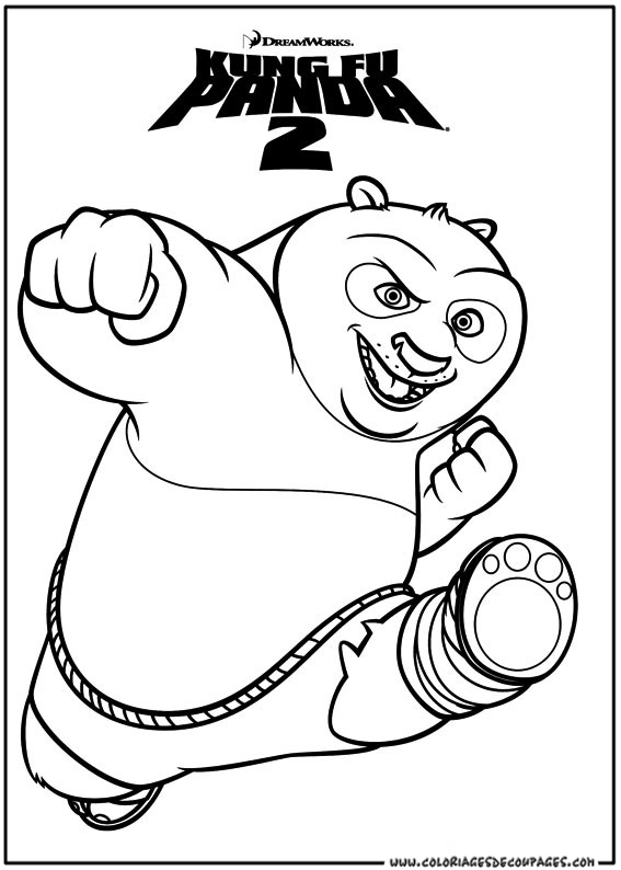 Dibujo para colorear: Kung Fu Panda (Películas de animación) #73459 - Dibujos para Colorear e Imprimir Gratis