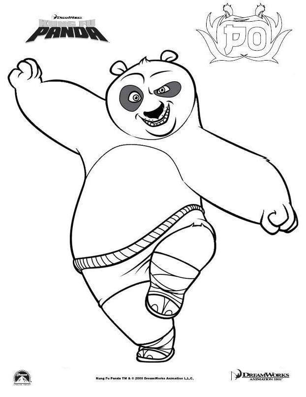 Dibujo para colorear: Kung Fu Panda (Películas de animación) #73519 - Dibujos para Colorear e Imprimir Gratis