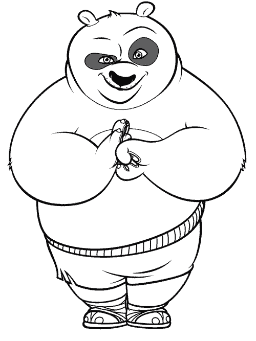 Dibujo para colorear: Kung Fu Panda (Películas de animación) #73565 - Dibujos para Colorear e Imprimir Gratis