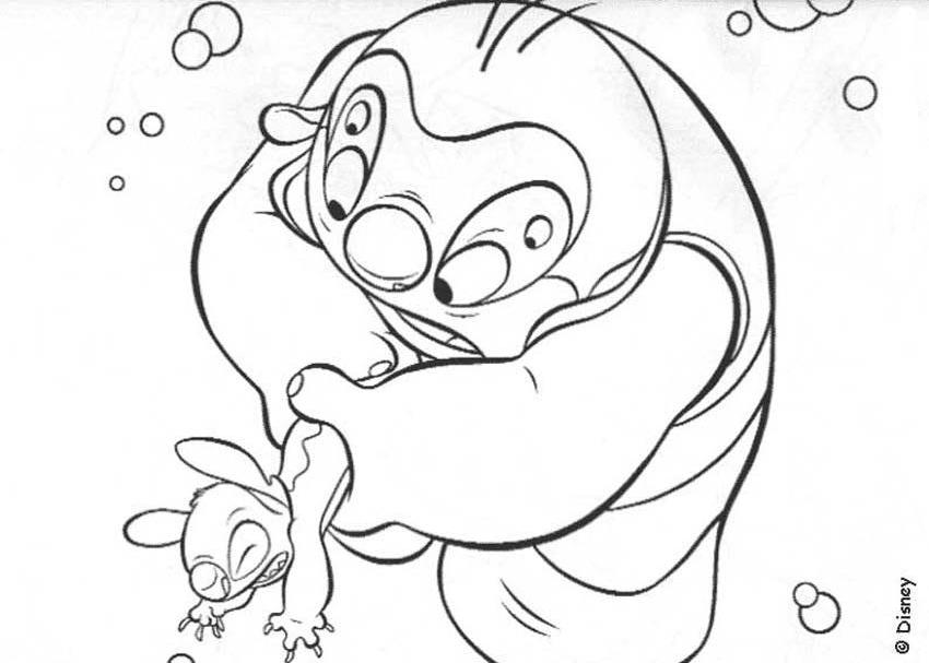 Dibujo para colorear: Lilo & Stitch (Películas de animación) #44930 - Dibujos para Colorear e Imprimir Gratis