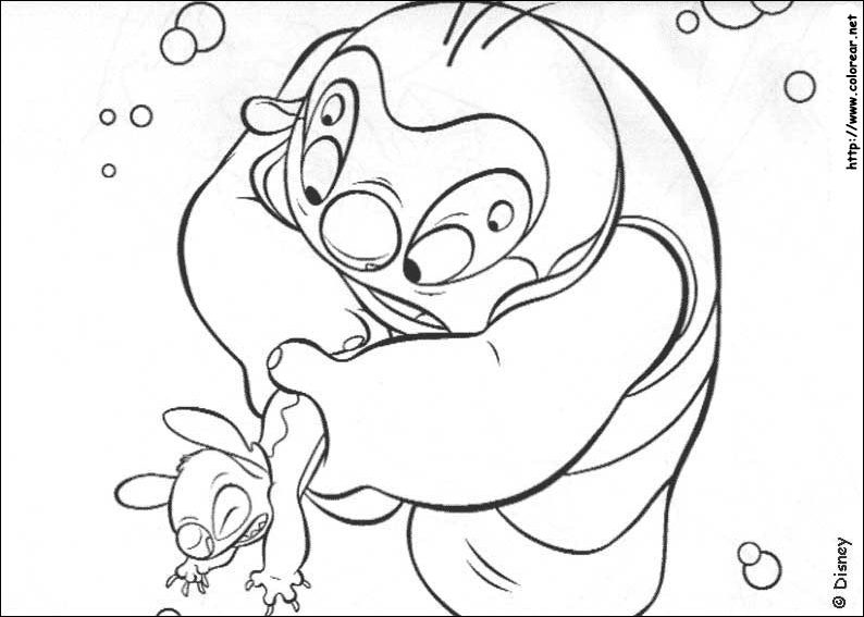 Dibujo para colorear: Lilo & Stitch (Películas de animación) #45061 - Dibujos para Colorear e Imprimir Gratis