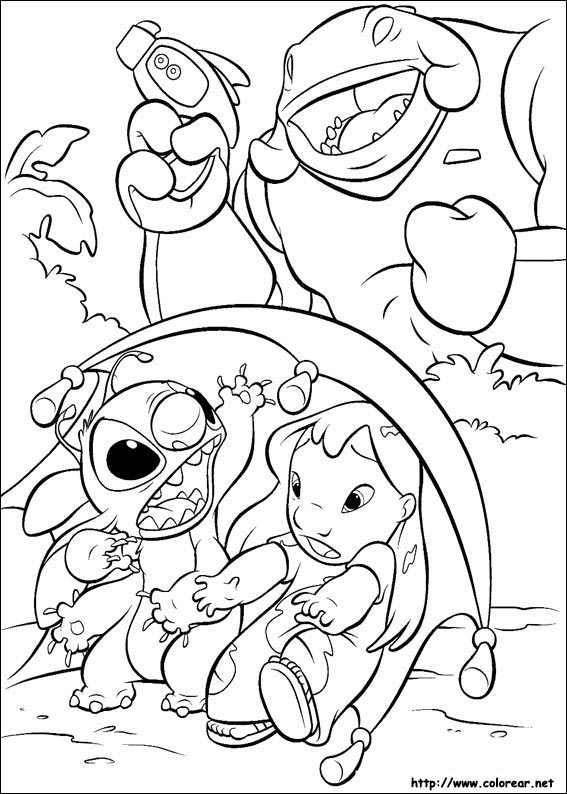 Dibujo para colorear: Lilo & Stitch (Películas de animación) #45078 - Dibujos para Colorear e Imprimir Gratis
