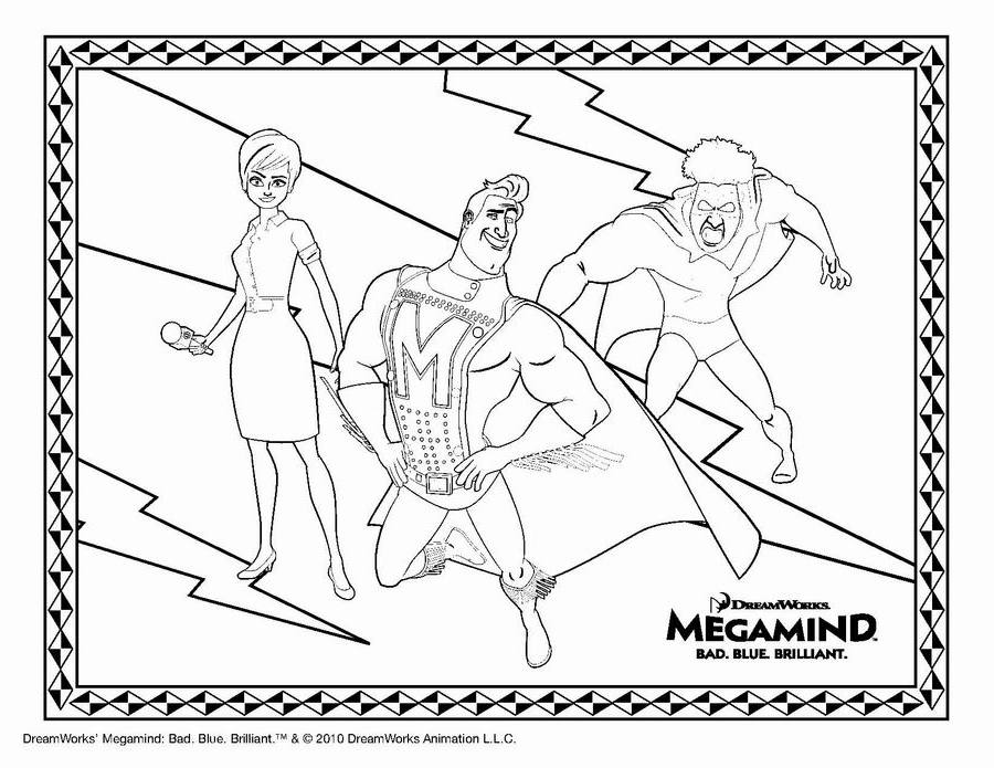 Dibujo para colorear: Megamind (Películas de animación) #46539 - Dibujos para Colorear e Imprimir Gratis