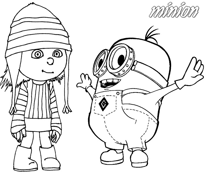 Dibujo para colorear: Minions (Películas de animación) #72201 - Dibujos para Colorear e Imprimir Gratis