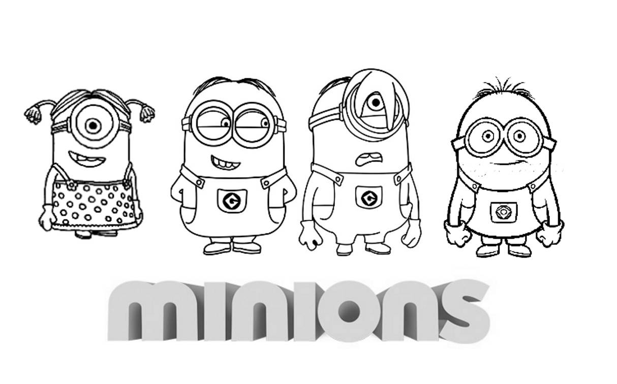 Dibujo para colorear: Minions (Películas de animación) #72212 - Dibujos para Colorear e Imprimir Gratis