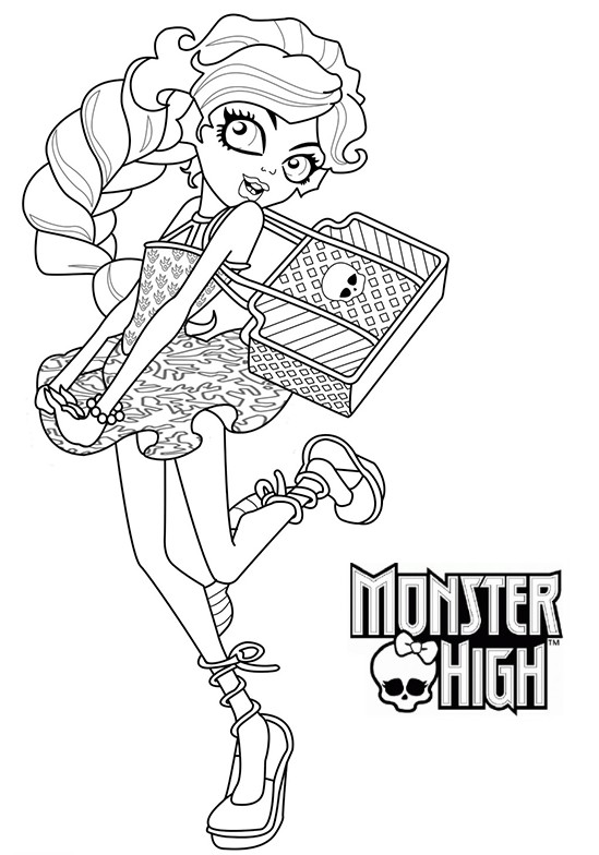 Dibujo para colorear: Monster High (Películas de animación) #24840 - Dibujos para Colorear e Imprimir Gratis