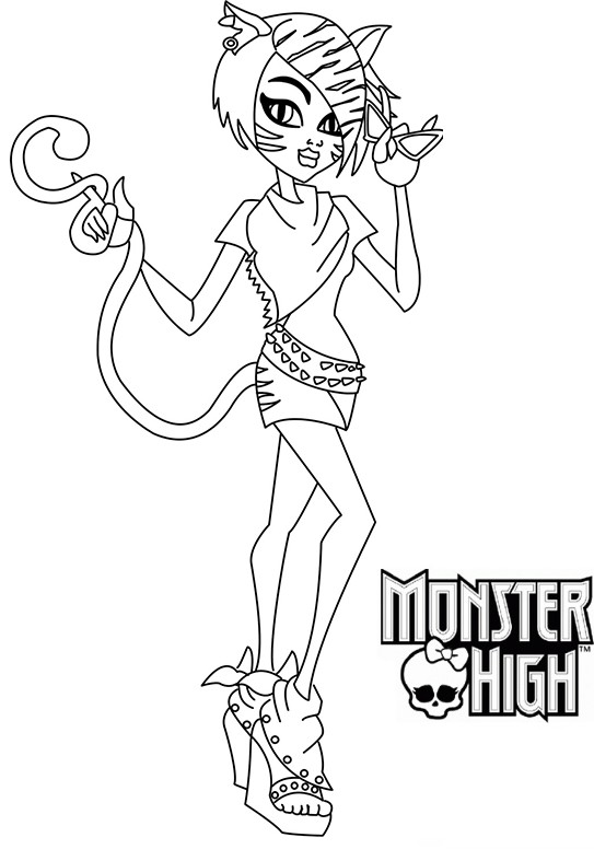 Dibujo para colorear: Monster High (Películas de animación) #24846 - Dibujos para Colorear e Imprimir Gratis