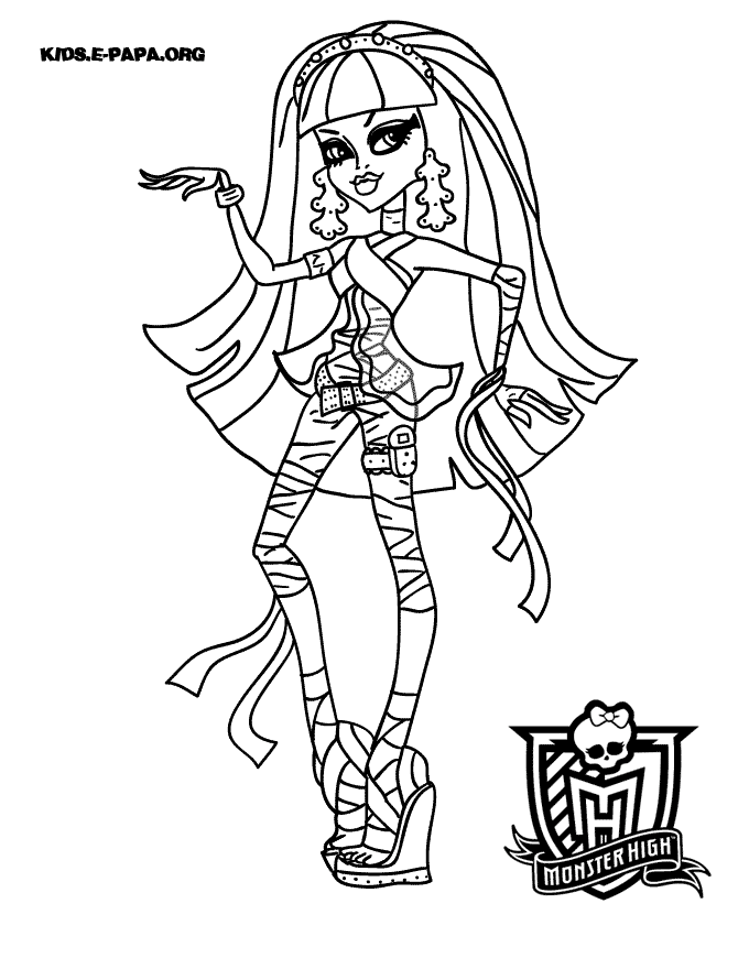 Dibujo para colorear: Monster High (Películas de animación) #24859 - Dibujos para Colorear e Imprimir Gratis