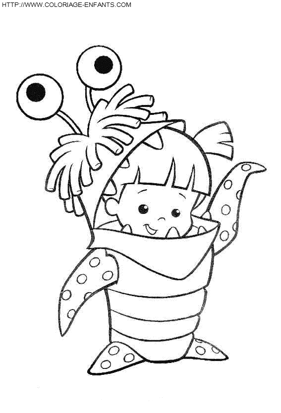 Dibujo para colorear: Monsters Inc. (Películas de animación) #132314 - Dibujos para Colorear e Imprimir Gratis