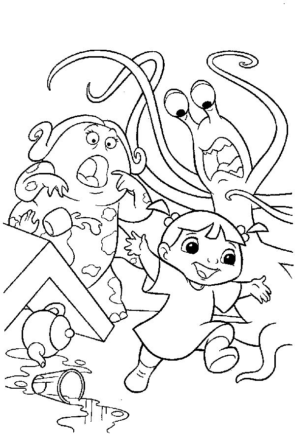 Dibujo para colorear: Monsters Inc. (Películas de animación) #132343 - Dibujos para Colorear e Imprimir Gratis