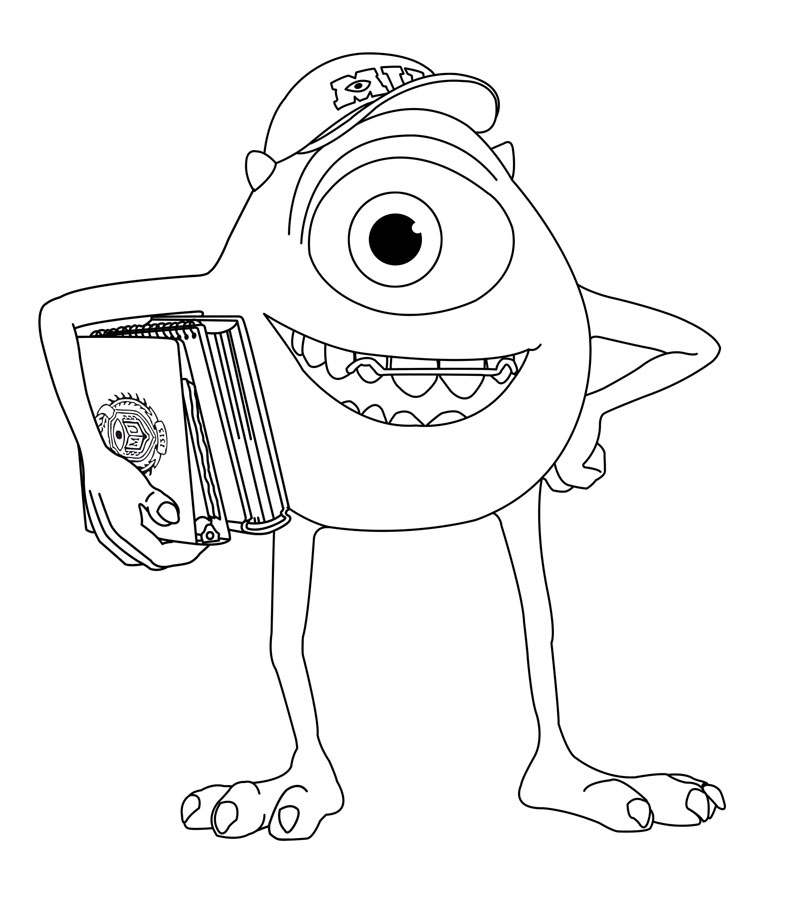 Dibujo para colorear: Monsters Inc. (Películas de animación) #132347 - Dibujos para Colorear e Imprimir Gratis