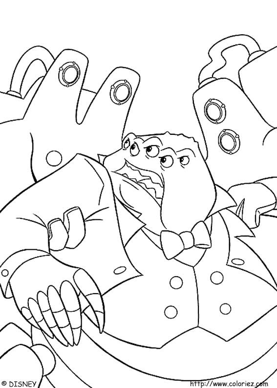 Dibujo para colorear: Monsters Inc. (Películas de animación) #132353 - Dibujos para Colorear e Imprimir Gratis